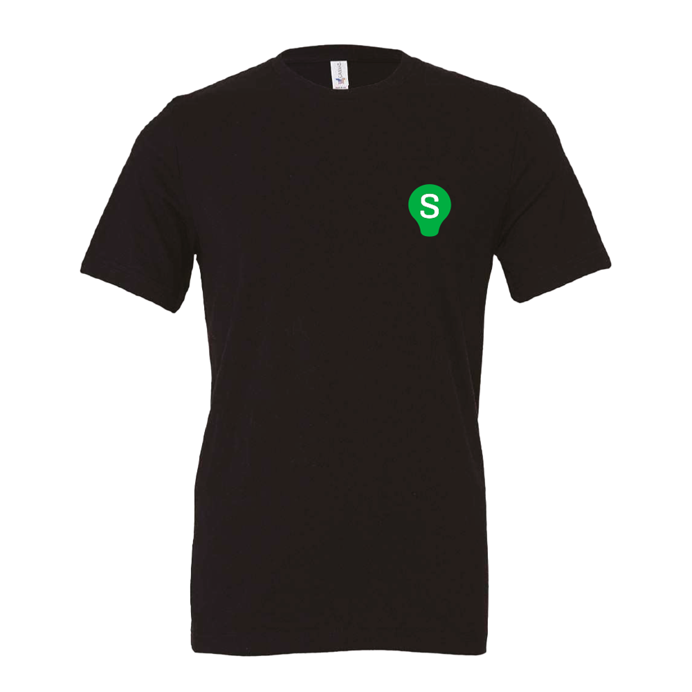 Black Tshirt - Bulb Design (US)